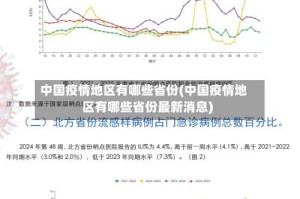 中国疫情地区有哪些省份(中国疫情地区有哪些省份最新消息)