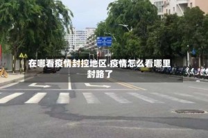 在哪看疫情封控地区.疫情怎么看哪里封路了