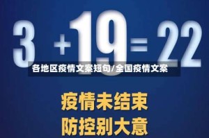各地区疫情文案短句/全国疫情文案