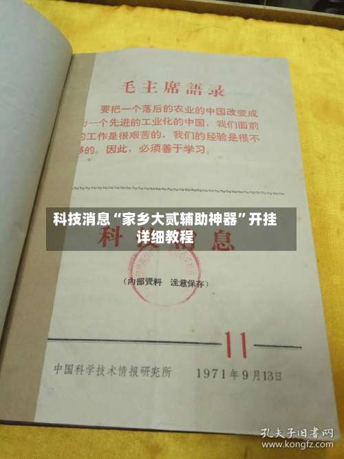 科技消息“家乡大贰辅助神器	”开挂详细教程-第2张图片