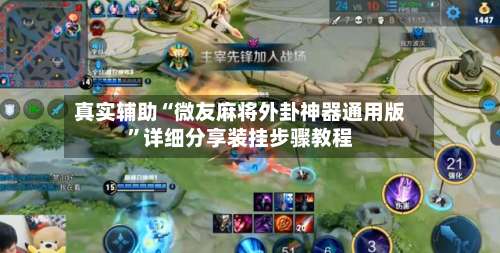 真实辅助“微友麻将外卦神器通用版	”详细分享装挂步骤教程-第1张图片