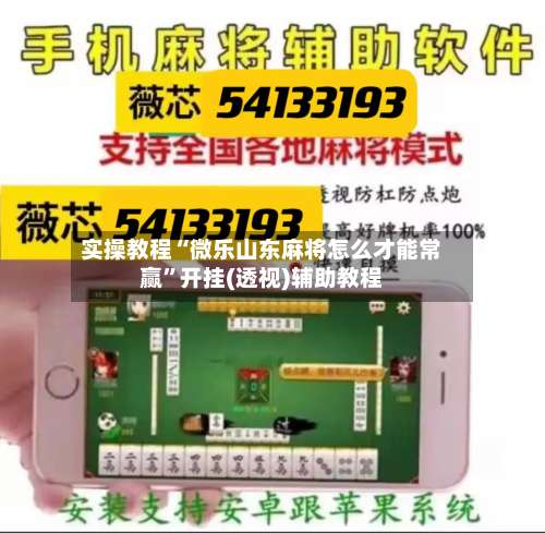 实操教程“微乐山东麻将怎么才能常赢”开挂(透视)辅助教程-第1张图片