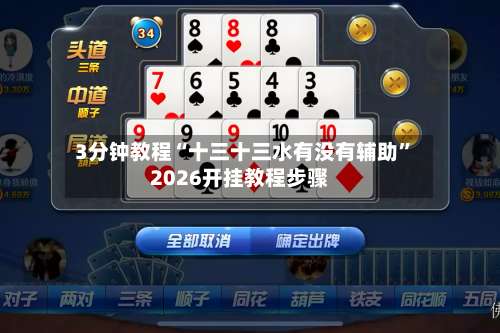 3分钟教程“十三十三水有没有辅助”2026开挂教程步骤-第3张图片