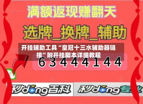 开挂辅助工具“皇冠十三水辅助器链接	”附开挂脚本详细教程-第2张图片