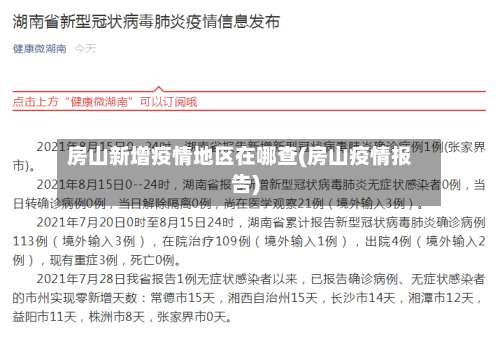 房山新增疫情地区在哪查(房山疫情报告)-第2张图片