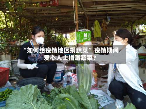 “如何给疫情地区捐蔬菜” 疫情期间爱心人士捐赠蔬菜？-第1张图片