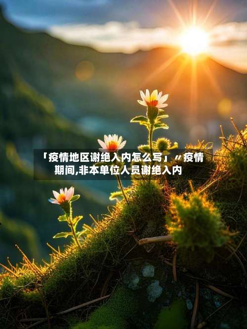 「疫情地区谢绝入内怎么写」〃疫情期间,非本单位人员谢绝入内-第3张图片