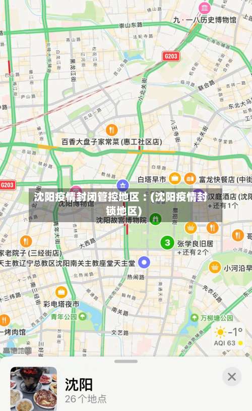 沈阳疫情封闭管控地区︰(沈阳疫情封锁地区)-第3张图片