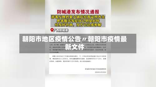 朝阳市地区疫情公告〃朝阳市疫情最新文件-第2张图片