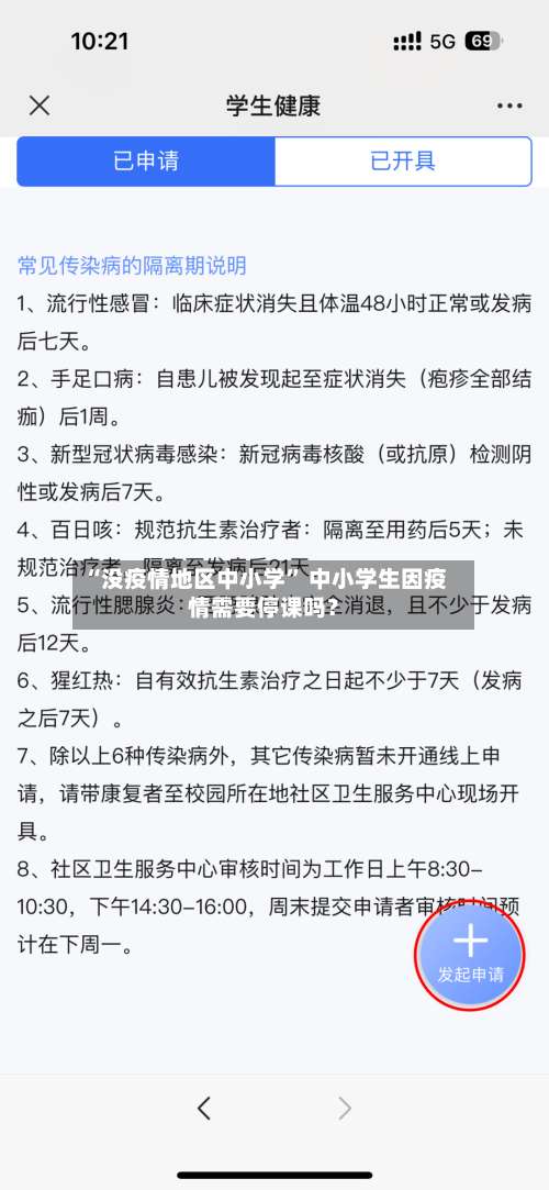 “没疫情地区中小学” 中小学生因疫情需要停课吗？-第1张图片